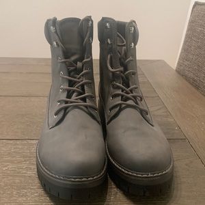 Gray Boots! Size 10. Wore once!